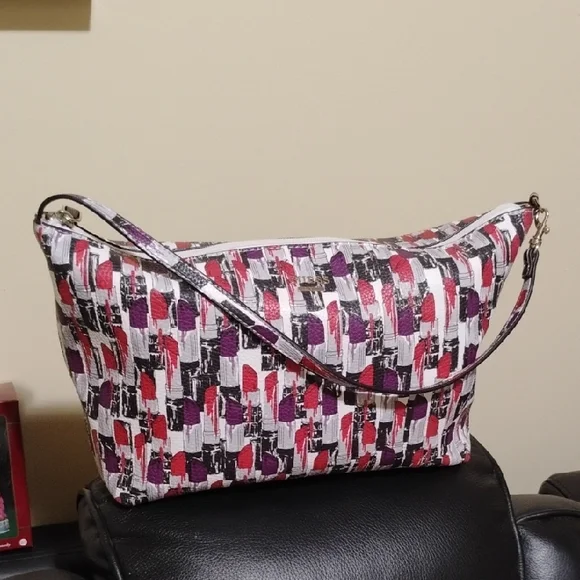 Sac à Main Guess Multicolore Authentique - 40x30x12 Cm (LxHxP), Bandoulière 25 Cm, Neuf Sans étiquette